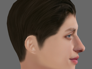 Matt Rife Head - Low poly head for game Modelo 3D