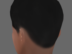 Muhammad Ali Head - Low poly head for game Modelo 3D