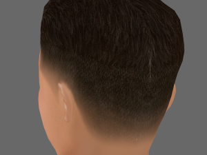 Nick Jonas Head - Low poly head for game 3D Model