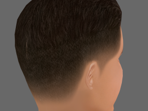 Nick Jonas Head - Low poly head for game 3D Model