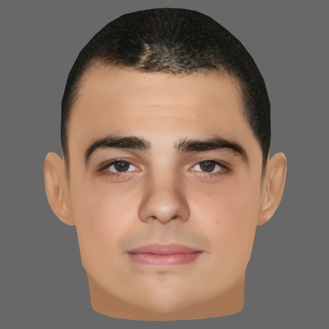 Noah Centineo Head - Low poly head for game Modèle 3D .c4d .max .obj .3ds .fbx .stl .blend 