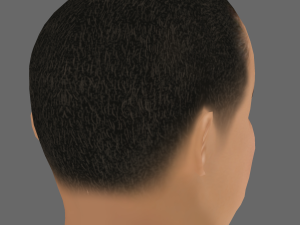 Noah Centineo Head - Low poly head for game Modèle 3D