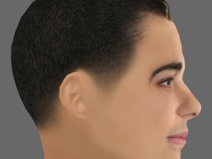 Noah Centineo Head - Low poly head for game Modèle 3D