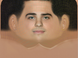 Noah Centineo Head - Low poly head for game Modèle 3D