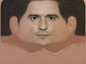 Orlando Bloom Head - Low poly head for game 3D Model