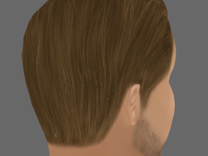 Paul Walker Head - Low poly head for game 3D Модель
