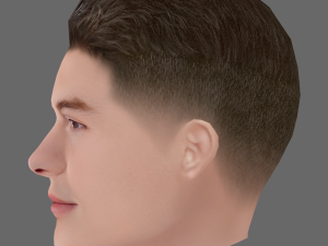 Shawn Mendes Head - Low poly head for game 3D मॉडल