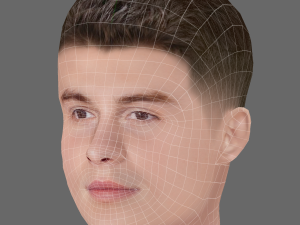 Shawn Mendes Head - Low poly head for game 3D मॉडल