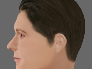 Tom Holland Head - Low poly head for game 3D Model