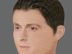 Tom Holland Head - Low poly head for game 3D Model