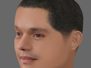 Trevor Noah Head - Low poly head for game 3D Модель