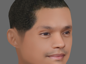 Trevor Noah Head - Low poly head for game 3D Модель