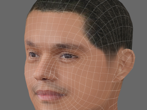 Trevor Noah Head - Low poly head for game 3D Модель