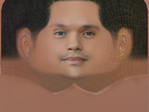 Trevor Noah Head - Low poly head for game 3D Модель