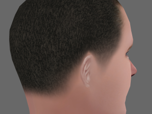 Wayne Rooney Head - Low poly head for game 3D Model
