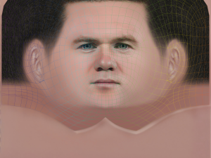 Wayne Rooney Head - Low poly head for game 3D Model