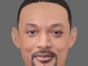 Will Smith Head - Low poly head for game 3Dモデル