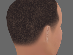 Will Smith Head - Low poly head for game Model 3D
