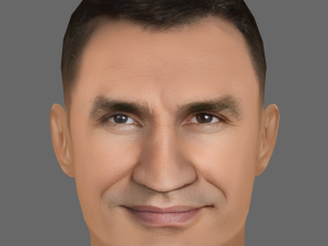 Wladimir Klitschko Head - Low poly head for game 3D Model