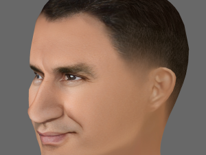 Wladimir Klitschko Head - Low poly head for game 3Dモデル