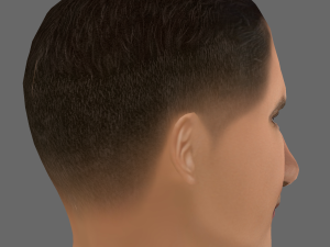 Wladimir Klitschko Head - Low poly head for game 3Dモデル