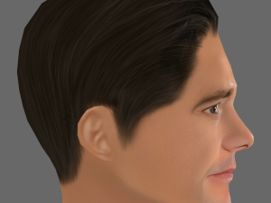 Jim Carrey Head - Low poly head for game 3D 모델