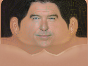 Pierce Brosnan Head - Low poly head for game 3D Модель