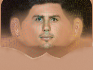 Rodrigo Hernandez Cascante Head - Low poly head for game 3D Model