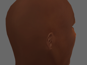 Romelu Lukaku Head - Low poly head for game 3D मॉडल
