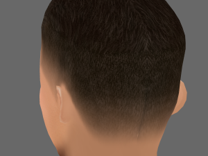 Rben Dias Head - Low poly head for game 3D मॉडल