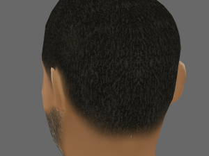 Idris Elba Head - Low poly head for game 3D Model