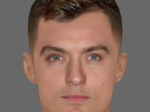 Jude Law Head - Low poly head for game 3D 模型