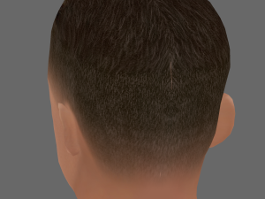Jude Law Head - Low poly head for game Modelo 3D