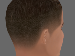 Jude Law Head - Low poly head for game Modelo 3D