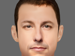 Adam Sandler Head - Low poly head for game 3D Model