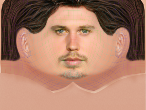 Austin Butler Head - Low poly head for game 3D-Modell