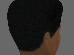 Benjamin Clementine Head - Low poly head for game 3Dモデル