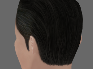 Christopher Walken Head - Low poly head for game 3D Model