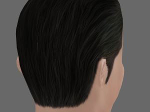 Christopher Walken Head - Low poly head for game 3D Model