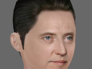 Christopher Walken Head - Low poly head for game 3D Model