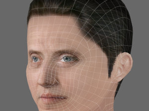 Christopher Walken Head - Low poly head for game 3D Model
