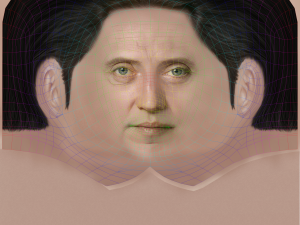 Christopher Walken Head - Low poly head for game 3D Model