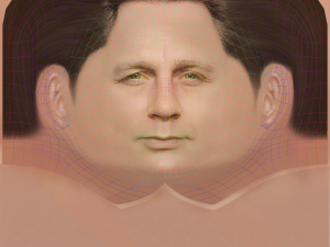 Daniel Craig Head - Low poly head for game Modèle 3D