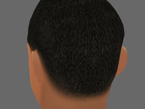Daniel Washington Head - Low poly head for game Model 3D