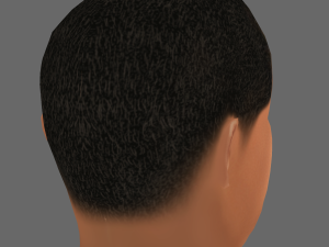 Daniel Washington Head - Low poly head for game Model 3D
