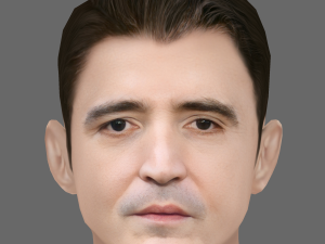 David Dastmalchian Head - Low poly head for game 3Dモデル