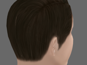 David Dastmalchian Head - Low poly head for game 3D Model