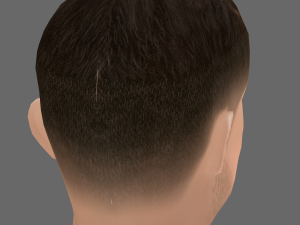 Ed Skrein Head - Low poly head for game Model 3D