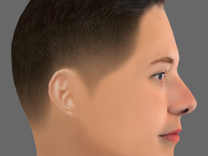 Elon Musk Head - Low poly head for game 3D Модель