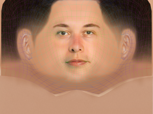 Elon Musk Head - Low poly head for game 3D Модель